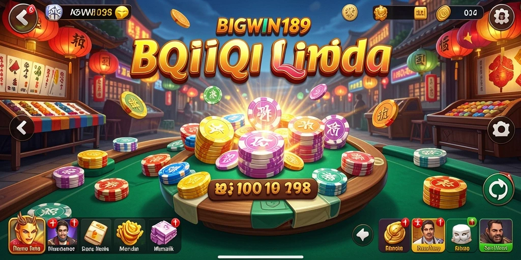Tampilan gameplay QiuQiu yang mendebarkan di BIGWIN189.