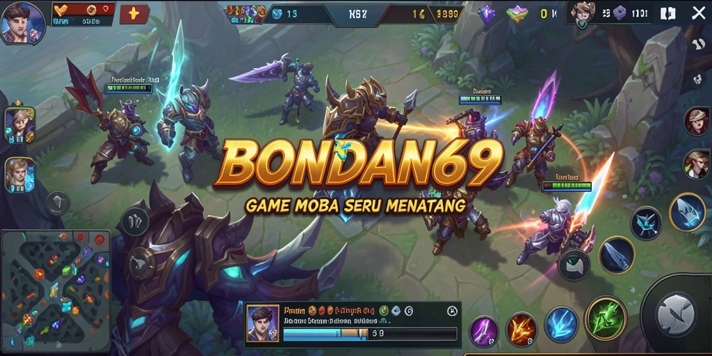 Tampilan menarik dari gameplay seru BONDAN69.