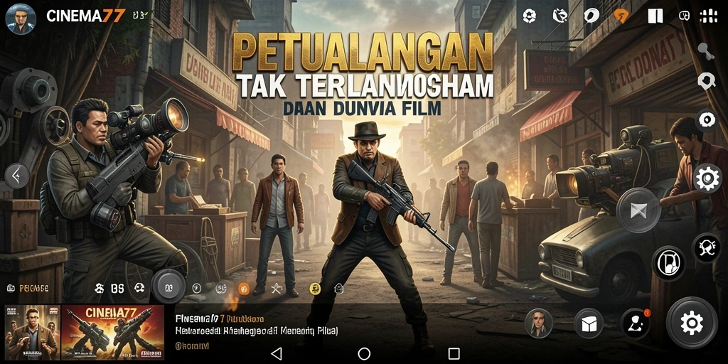 Tampilan utama gameplay CINEMA77 menampilkan petualangan seru untuk para pemain.
