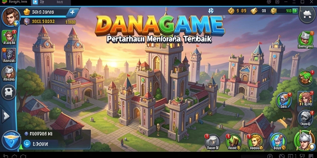 Tangkapan layar menampilkan gameplay menara pertahanan yang mendebarkan.