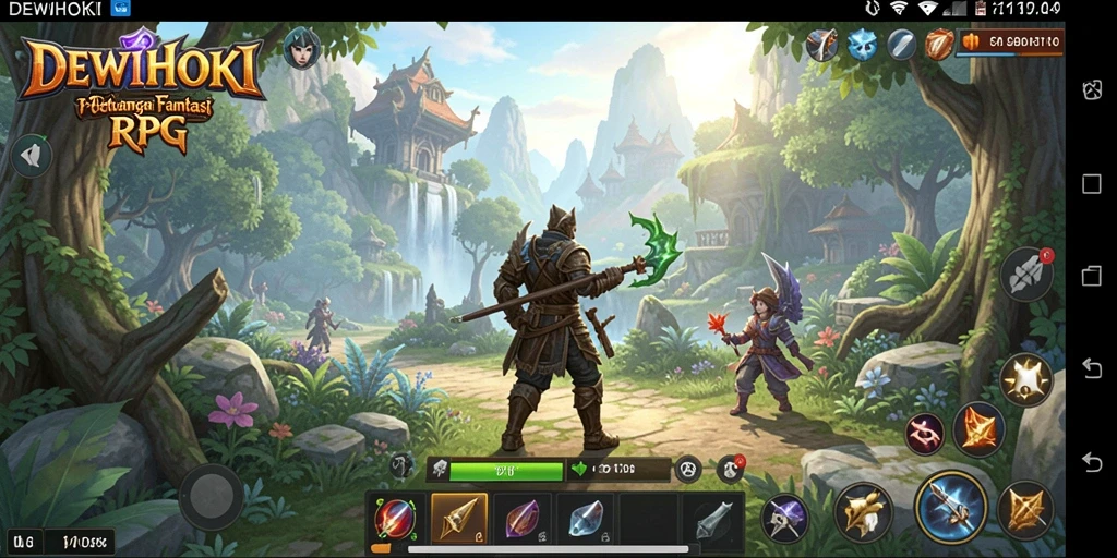 Tampilan gameplay RPG yang memukau dan menarik.