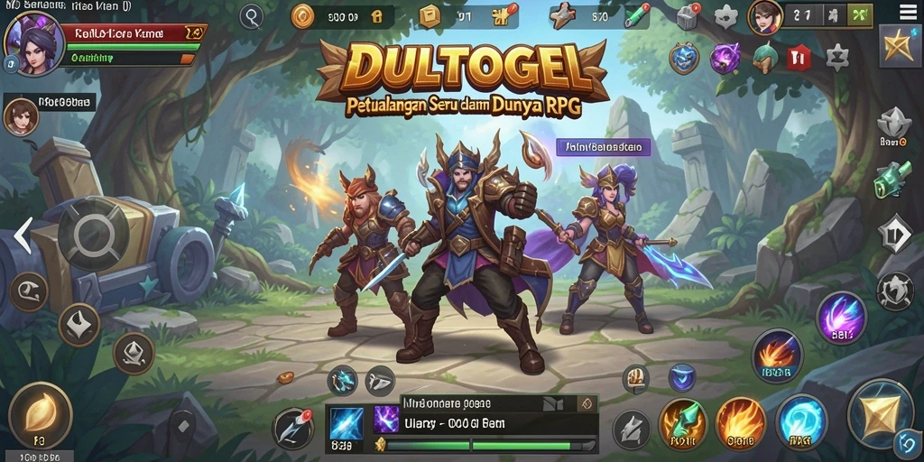 Tampilan dinamis dalam gameplay DULTOGEL yang mendebarkan.