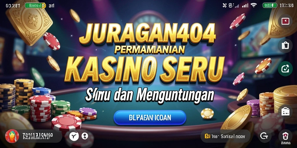 Tampilan gameplay menarik di JURAGAN404 dengan berbagai pilihan permainan kasino.