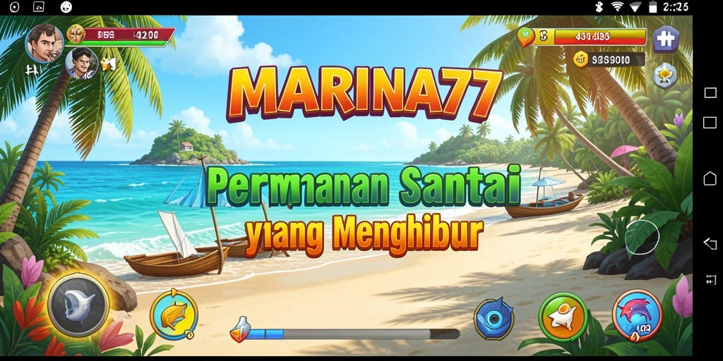 Tampilan menarik dari gameplay MARINA77 yang seru dan santai.