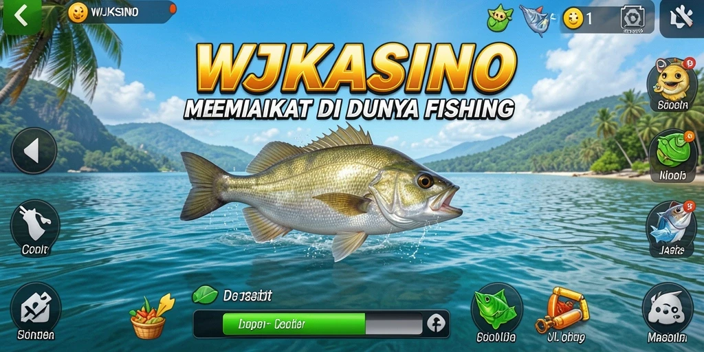Tangkapan ikan menakjubkan dalam gameplay WJKASINO.