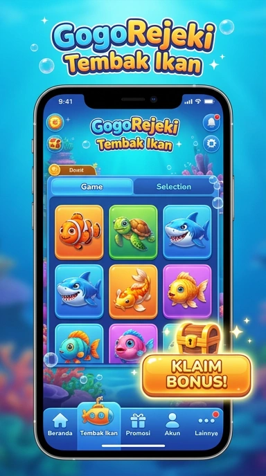Pengguna menjelajahi berbagai aplikasi di situs gogorejeki.